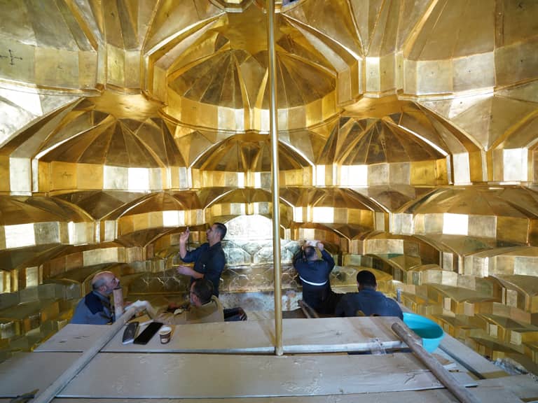 Inauguration du Porche doré (Iwan) de Najaf au Saint Sanctuaire de l’Imam Ali (as)